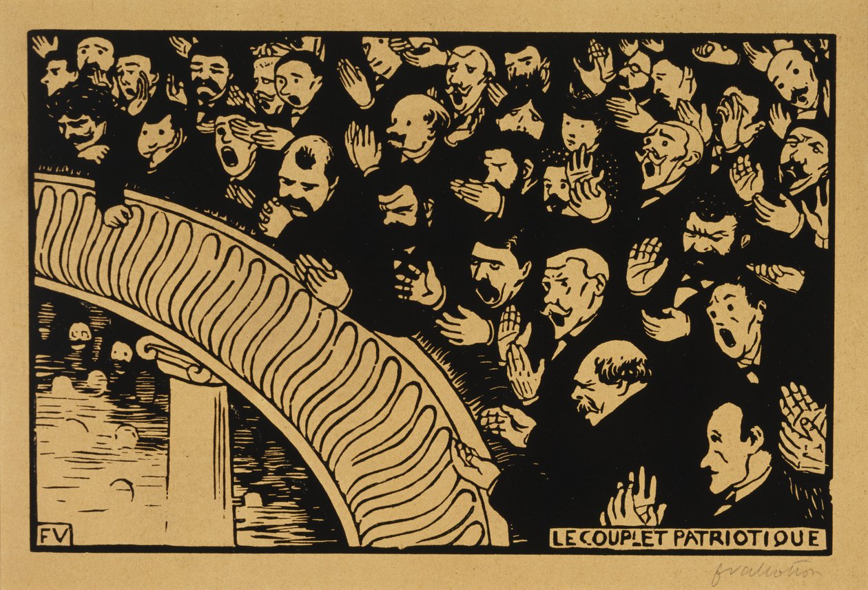 La canción patriótica de Felix Edouard Vallotton