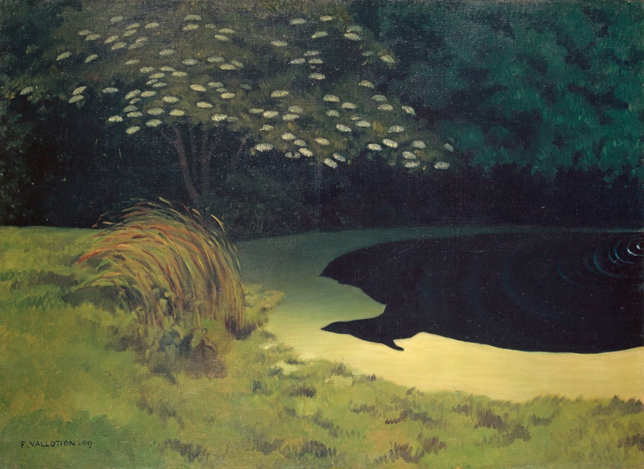 El estanque de Felix Edouard Vallotton