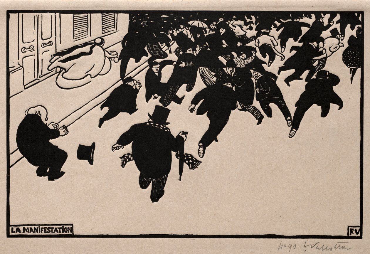 La Protesta de Felix Edouard Vallotton