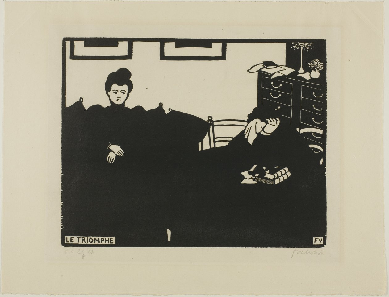El triunfo, placa dos de Intimidades de Felix Edouard Vallotton