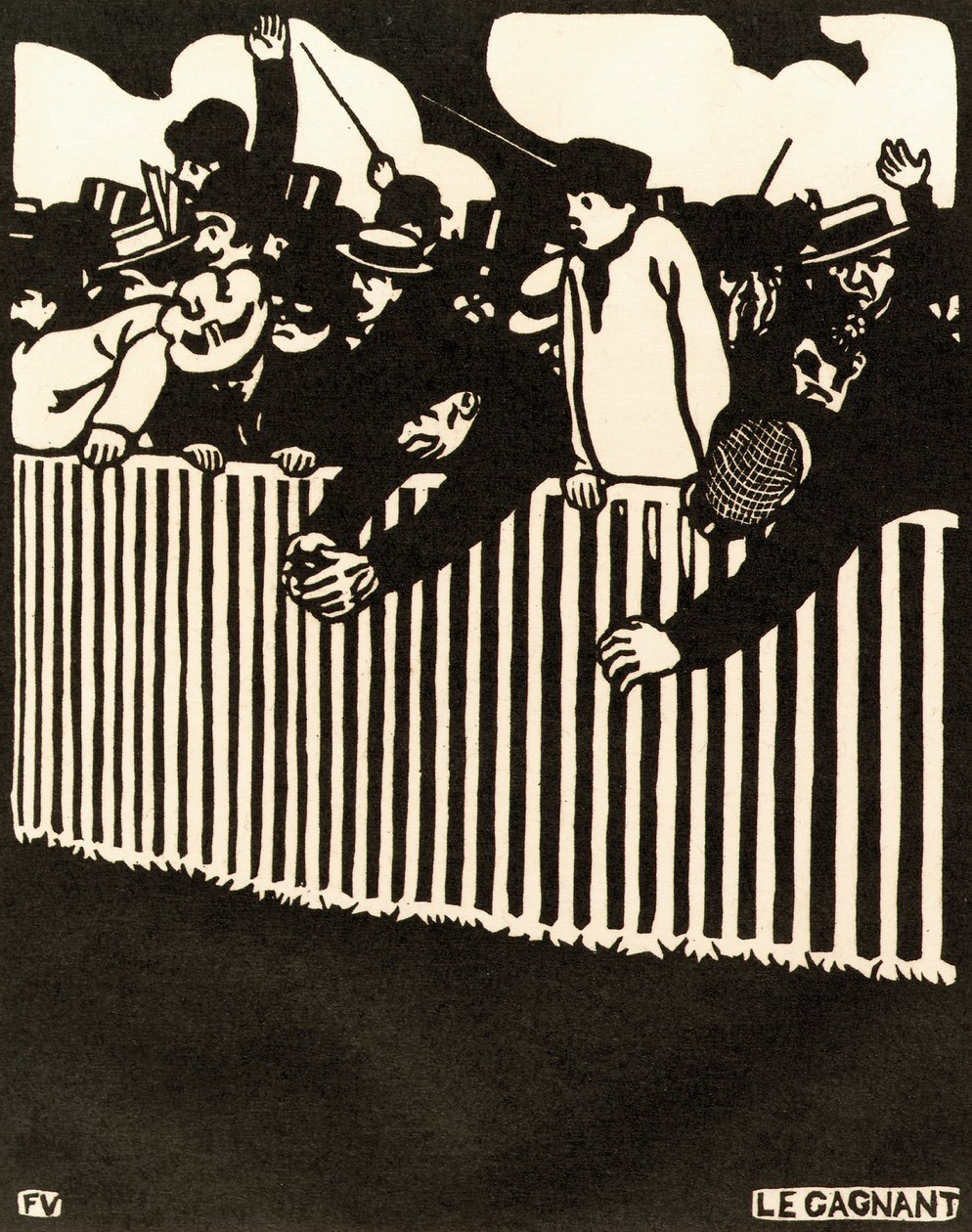 El ganador, 1898 de Felix Edouard Vallotton