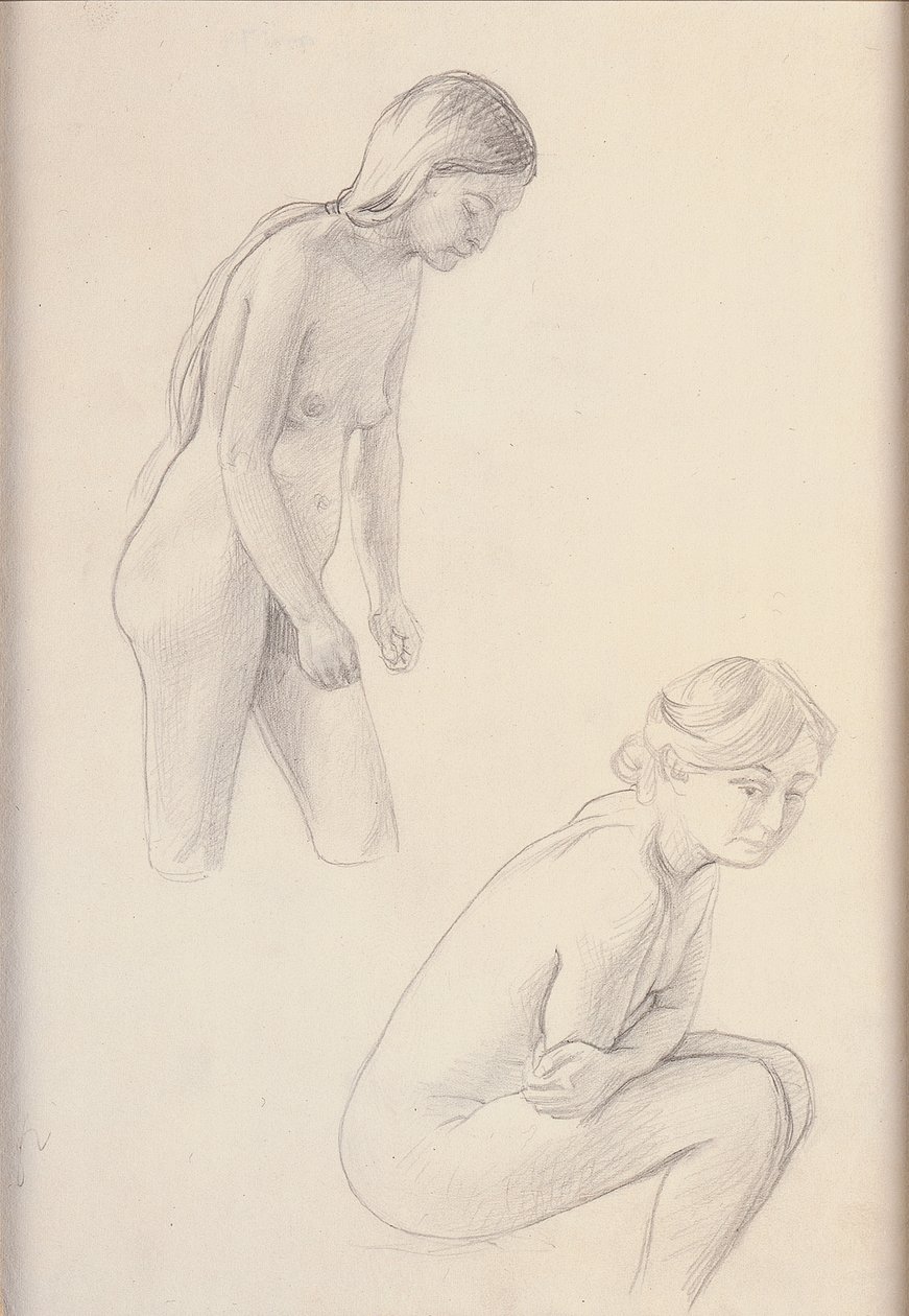 Dos desnudos de Felix Edouard Vallotton