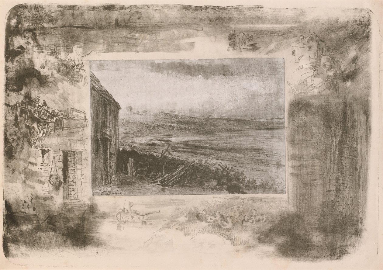 Cabaña de Pescador de Felix Hilaire Buhot