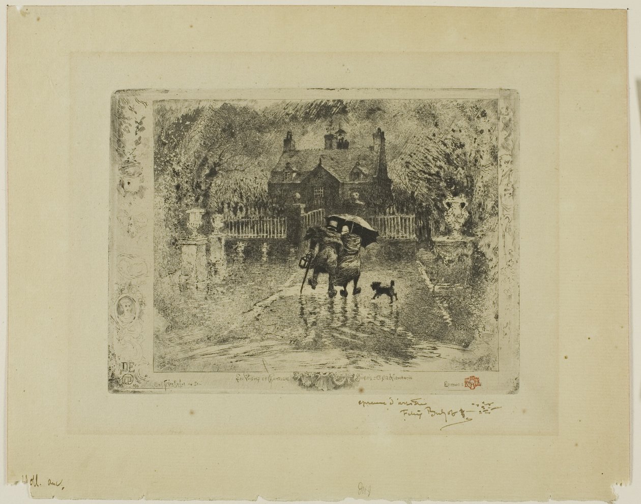 Vecinos del Campo de Felix Hilaire Buhot