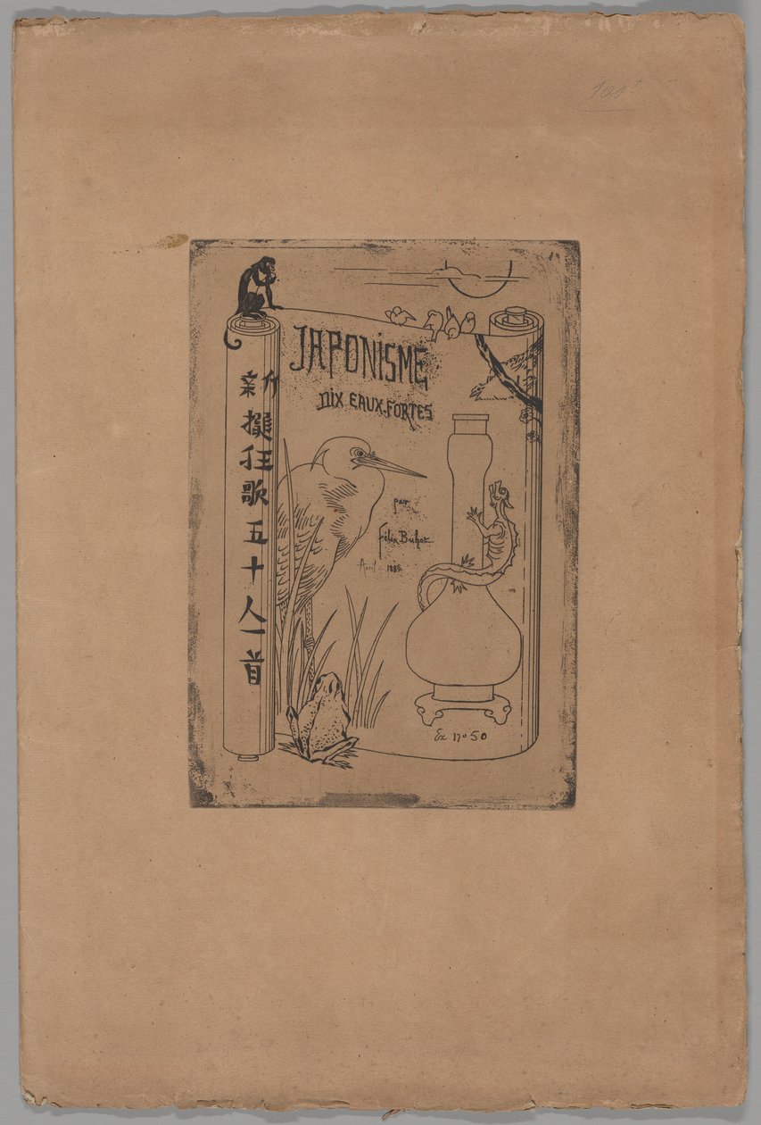 Portada de Japonisme de Felix Hilaire Buhot