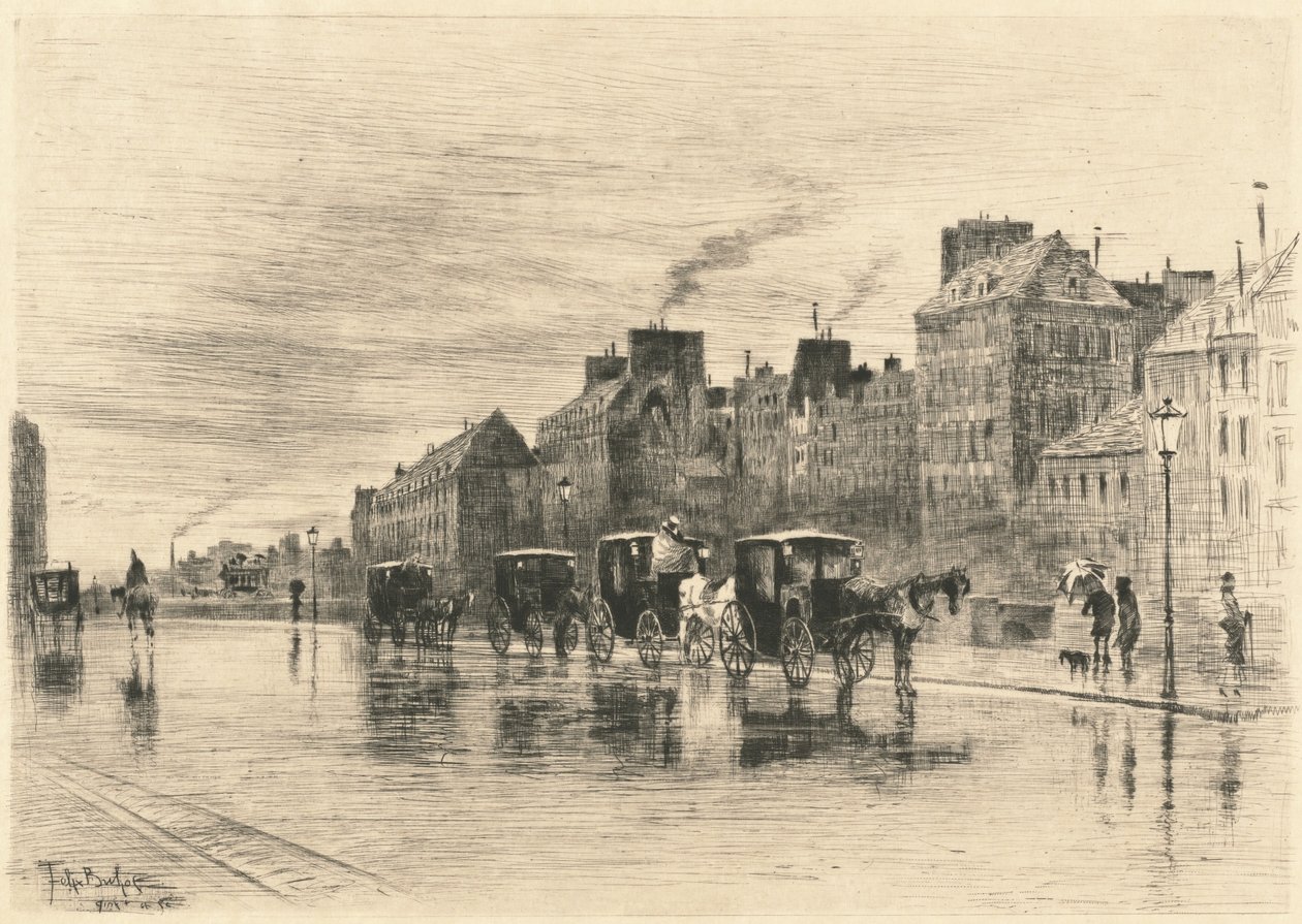Una Mañana de Invierno en el Quai de l