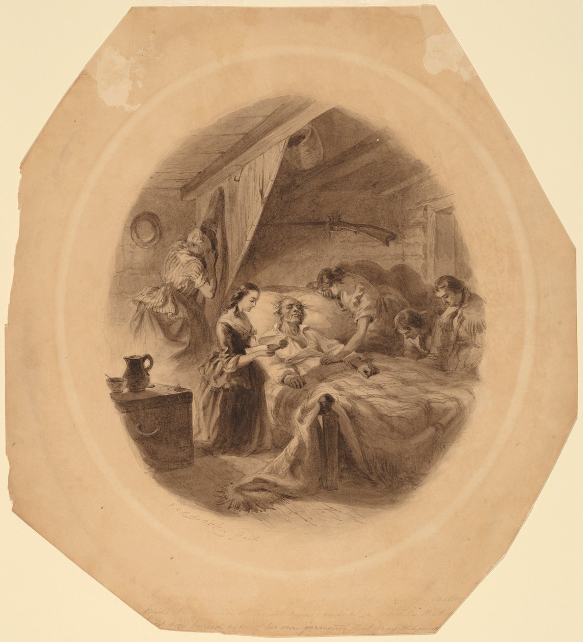 La muerte del ocupante ilegal de Felix Octavius Carr Darley