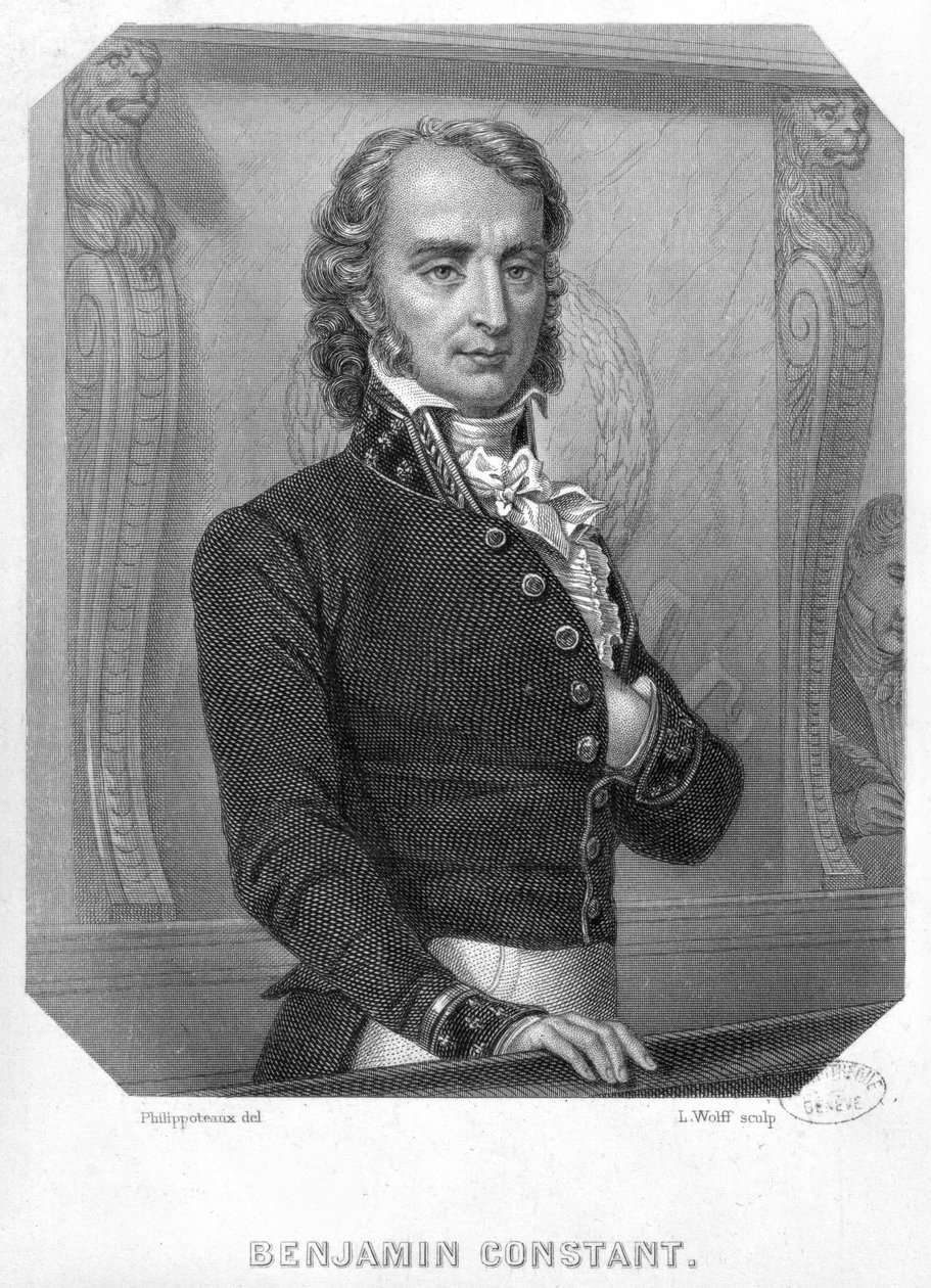 Henri Benjamin Constant de Rebecque (1767-1830) en la tribuna de Felix Philippoteaux