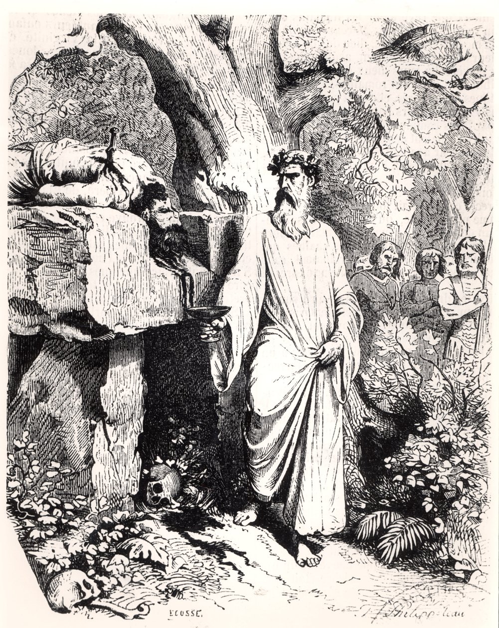 Sacrificio humano por un druida galo, de 