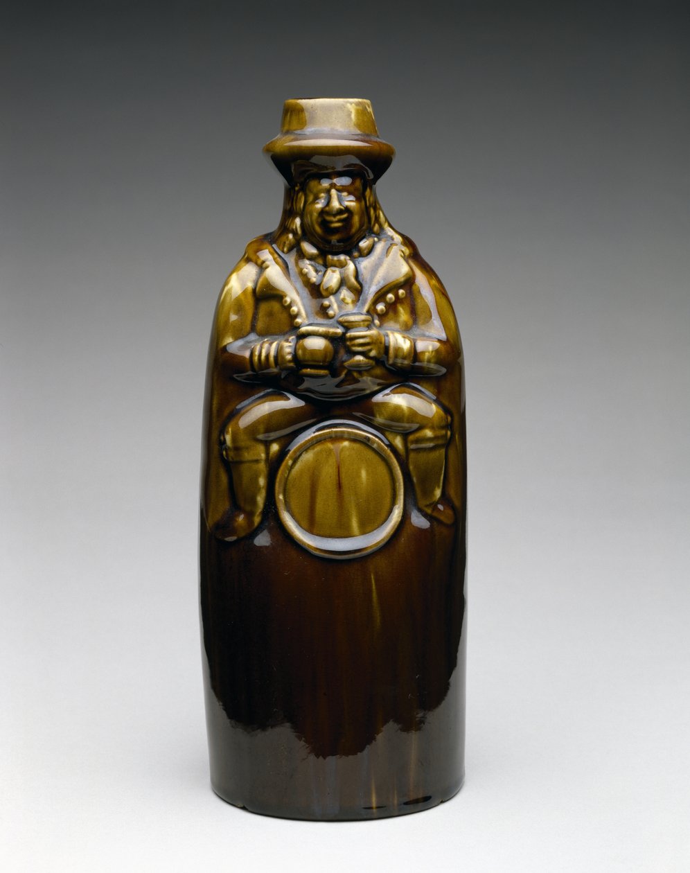 Frasco o botella de barril Toby de Fenton and Co. Lyman