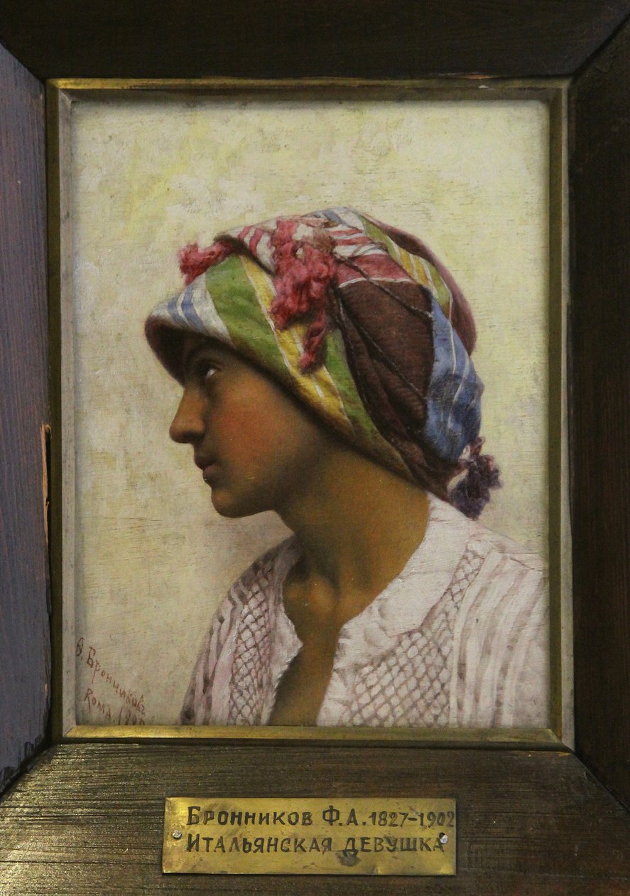 La chica italiana de Feodor Andreyevich Bronnikov