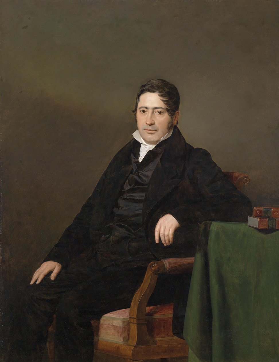 Retrato del profesor universitario Dr. med. Sigmund Caspar Fischer (1793-1860) de Ferdinand Georg Waldmuller