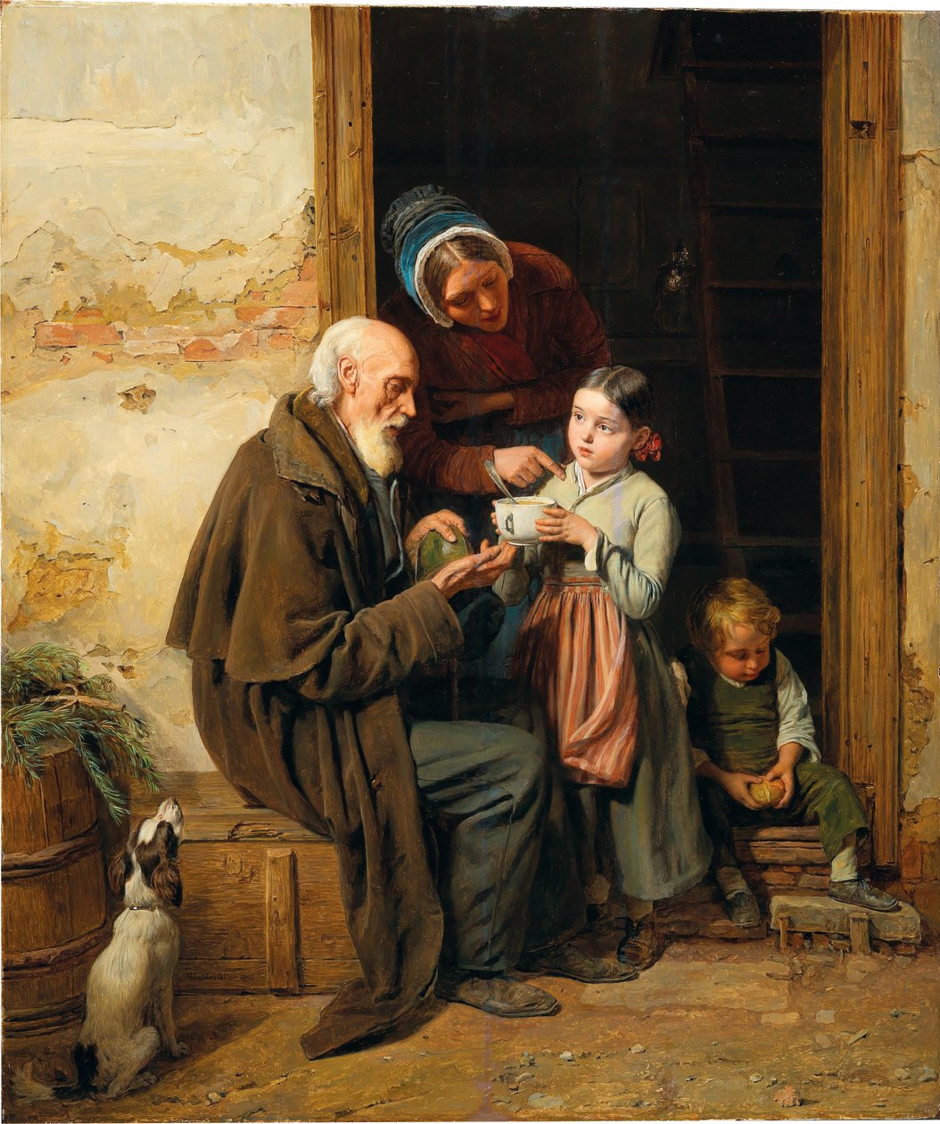 El don generoso de Ferdinand Georg Waldmuller