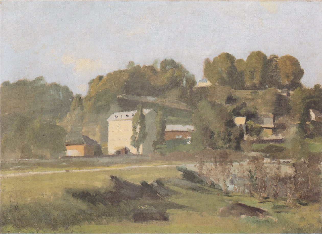 El molino de Sousterre cerca de Ginebra de Ferdinand Hodler