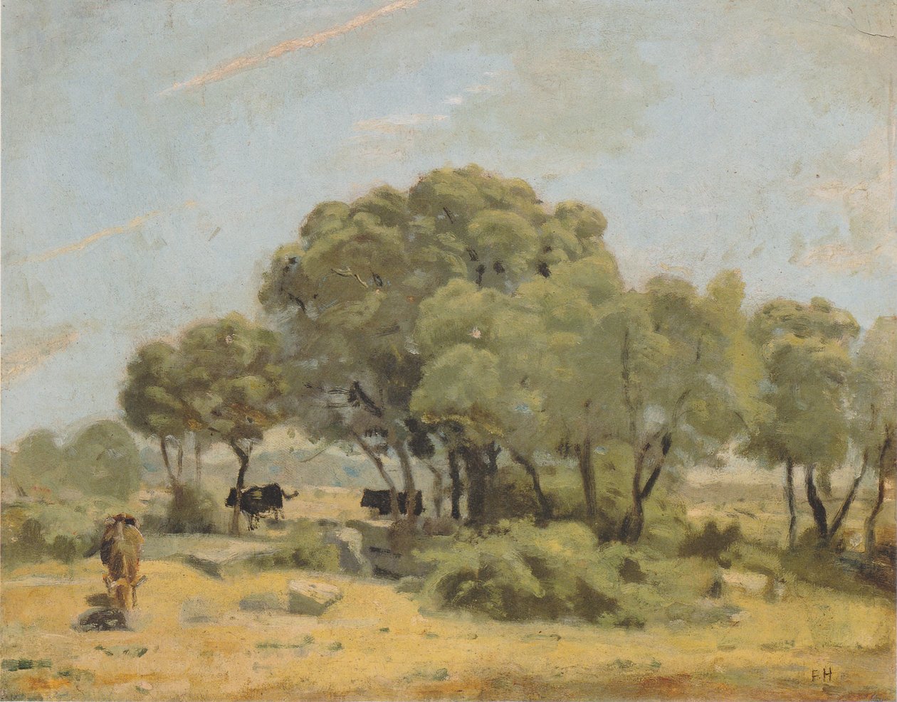 Olivos en España de Ferdinand Hodler