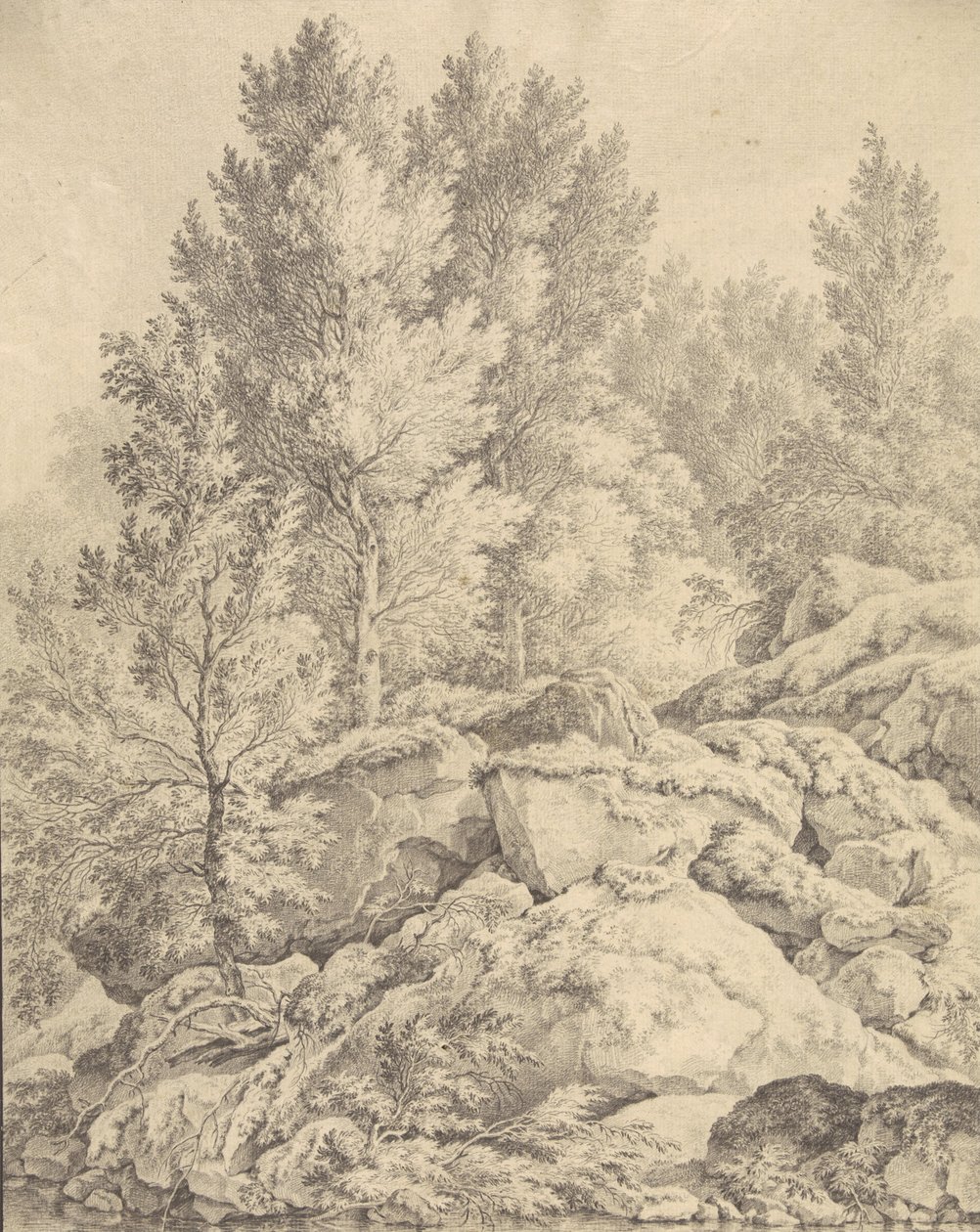 Vista del valle de Trippstadt en el Pfalz de Ferdinand Kobell