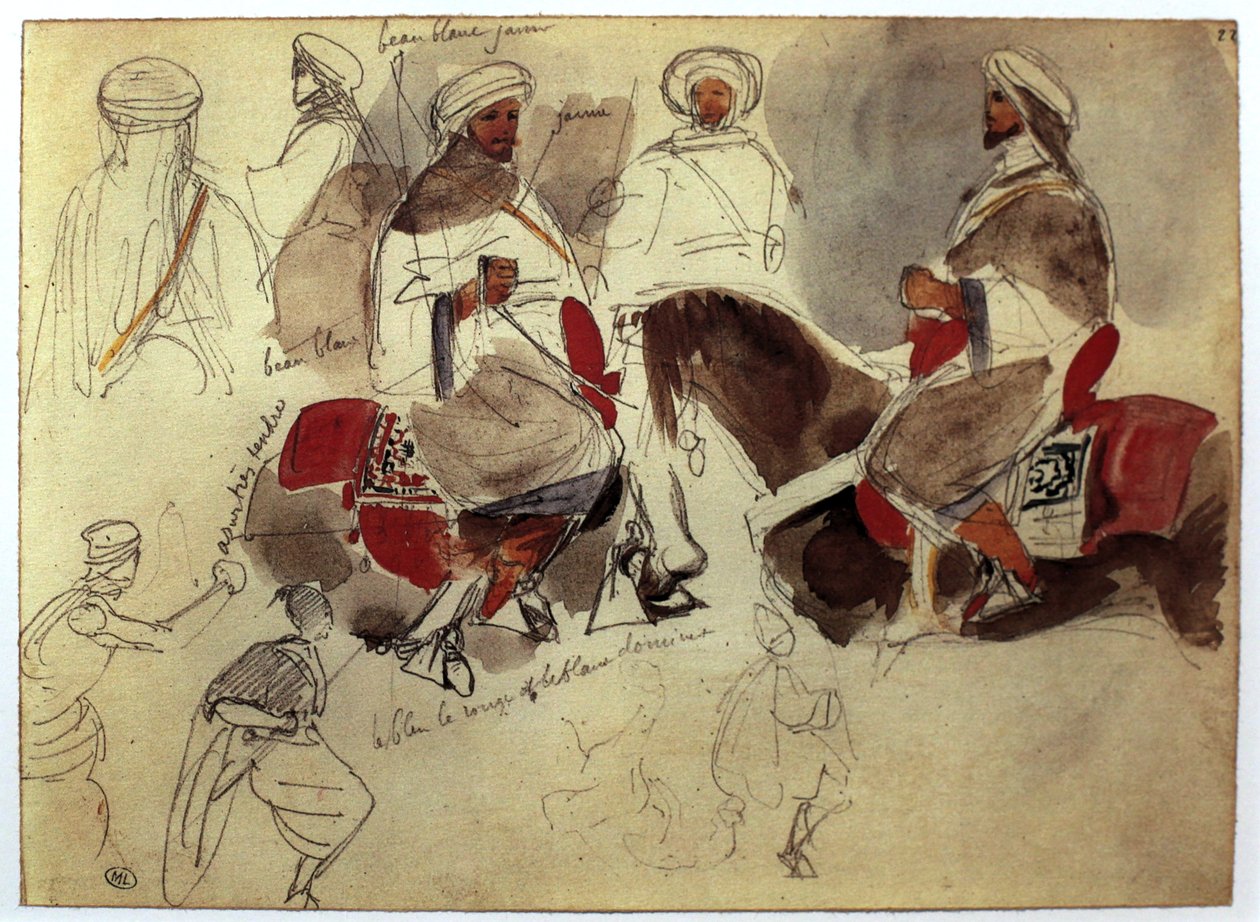 Marruecos de Ferdinand Victor Eugene Delacroix