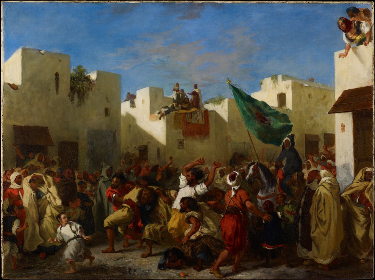 Fanáticos de Tánger, c.1837-38 de Ferdinand Victor Eugene Delacroix