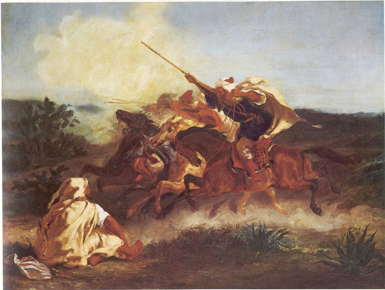 Fantasía árabe de Ferdinand Victor Eugene Delacroix