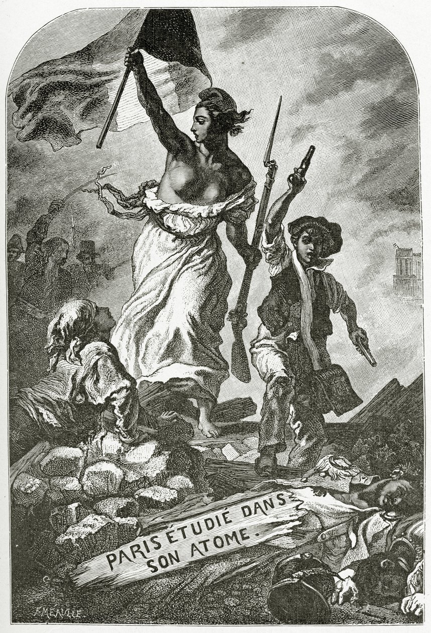 París Estudiado en su Átomo, siglo XIX de Ferdinand Victor Eugene Delacroix