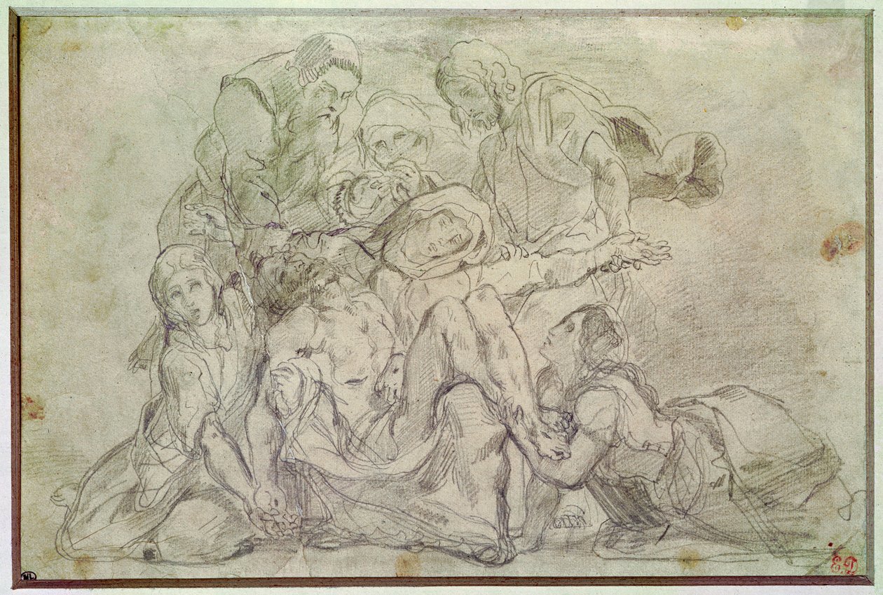 Piedad de Ferdinand Victor Eugene Delacroix