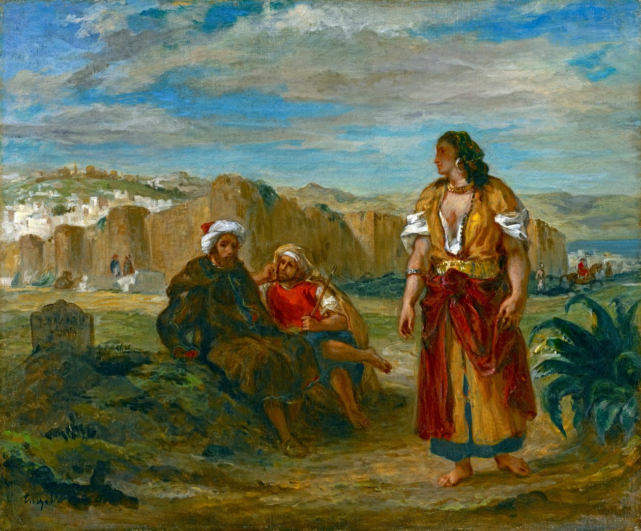Vista de Tánger, 1852-3 de Ferdinand Victor Eugene Delacroix