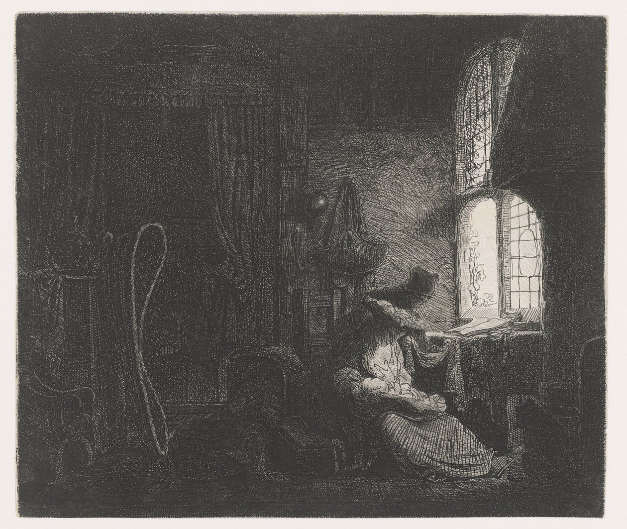 La (Santa) Familia en una habitación de Ferdinand Bol