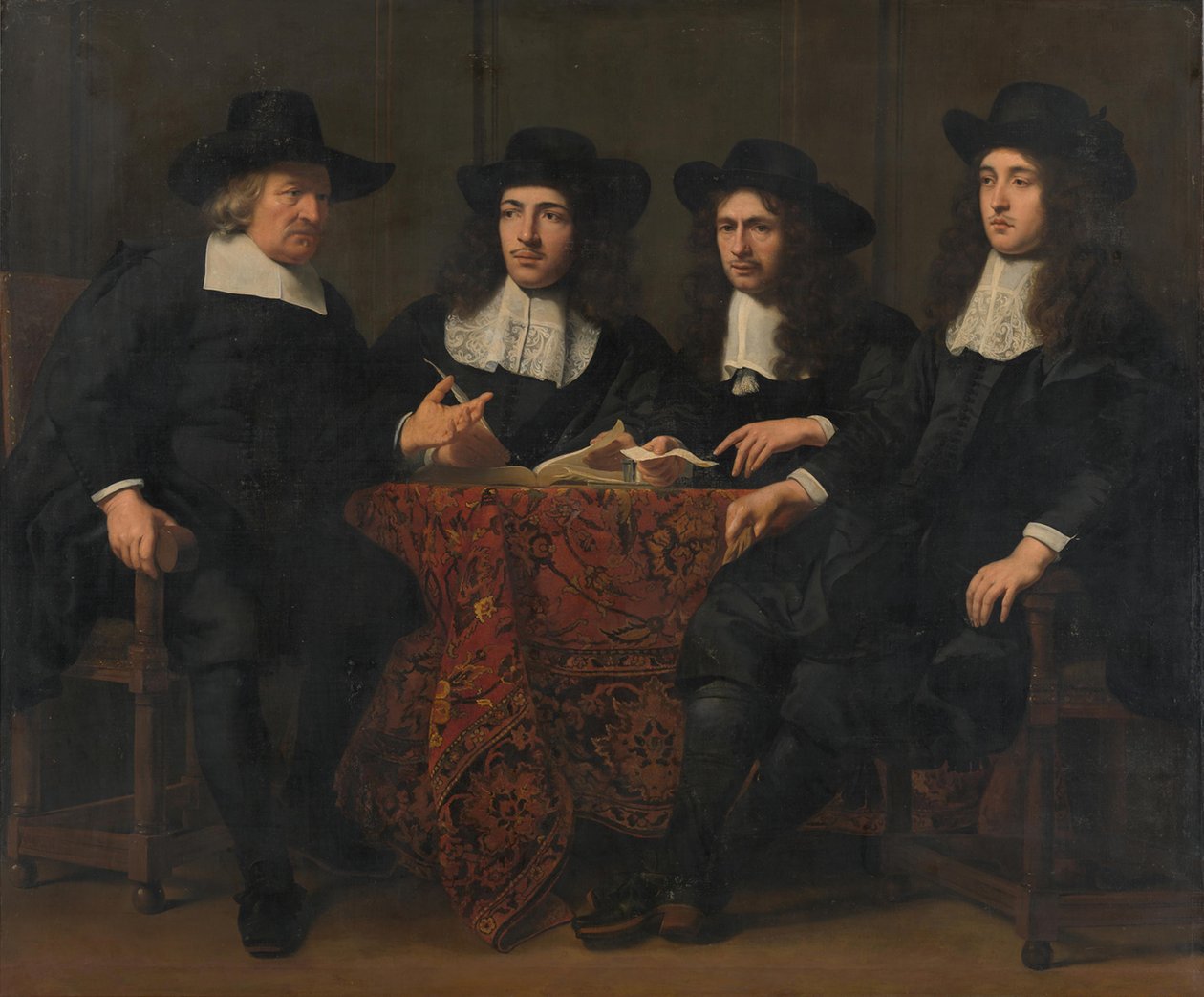 Los regentes del leprosario de Ferdinand Bol