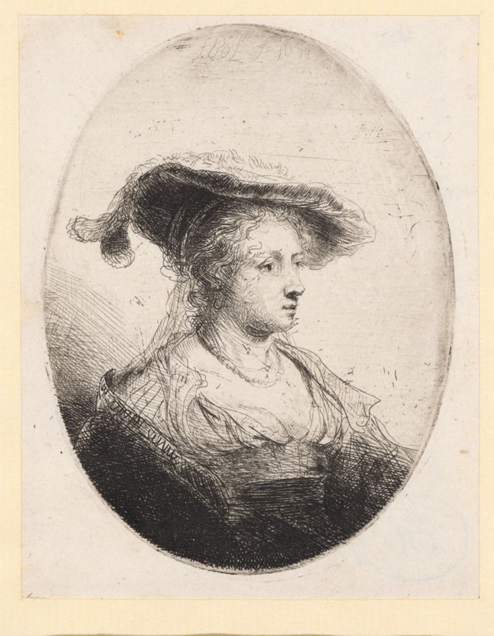Joven con sombrero de Ferdinand Bol