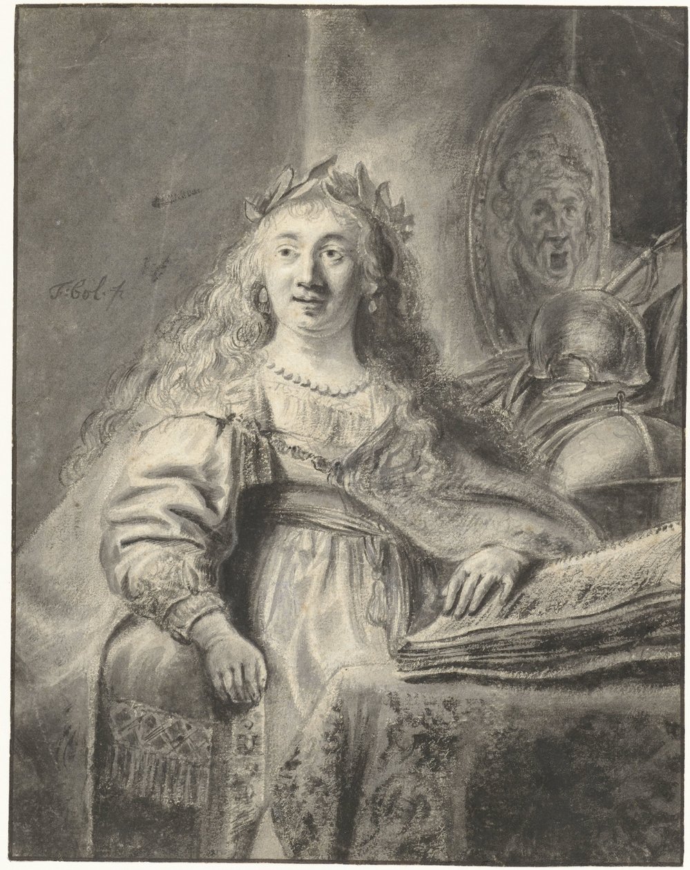Minerva en su estudio de Ferdinand Bol
