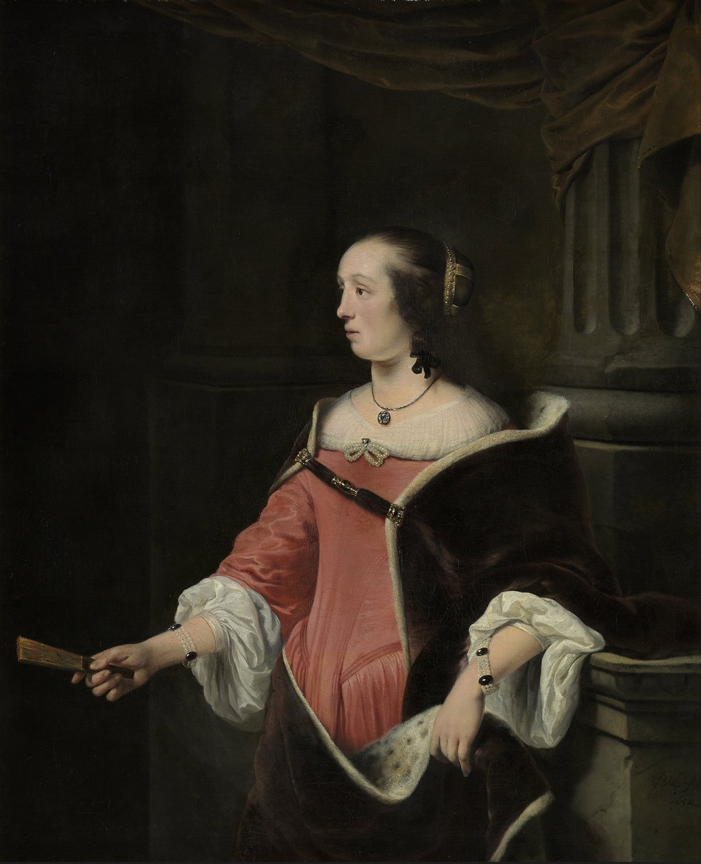 Retrato de mujer de Ferdinand Bol