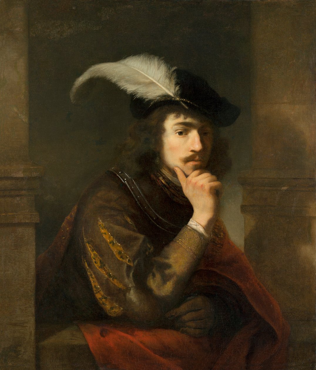 Retrato de un jovenb, posiblemente un autorretrato de Ferdinand Bol