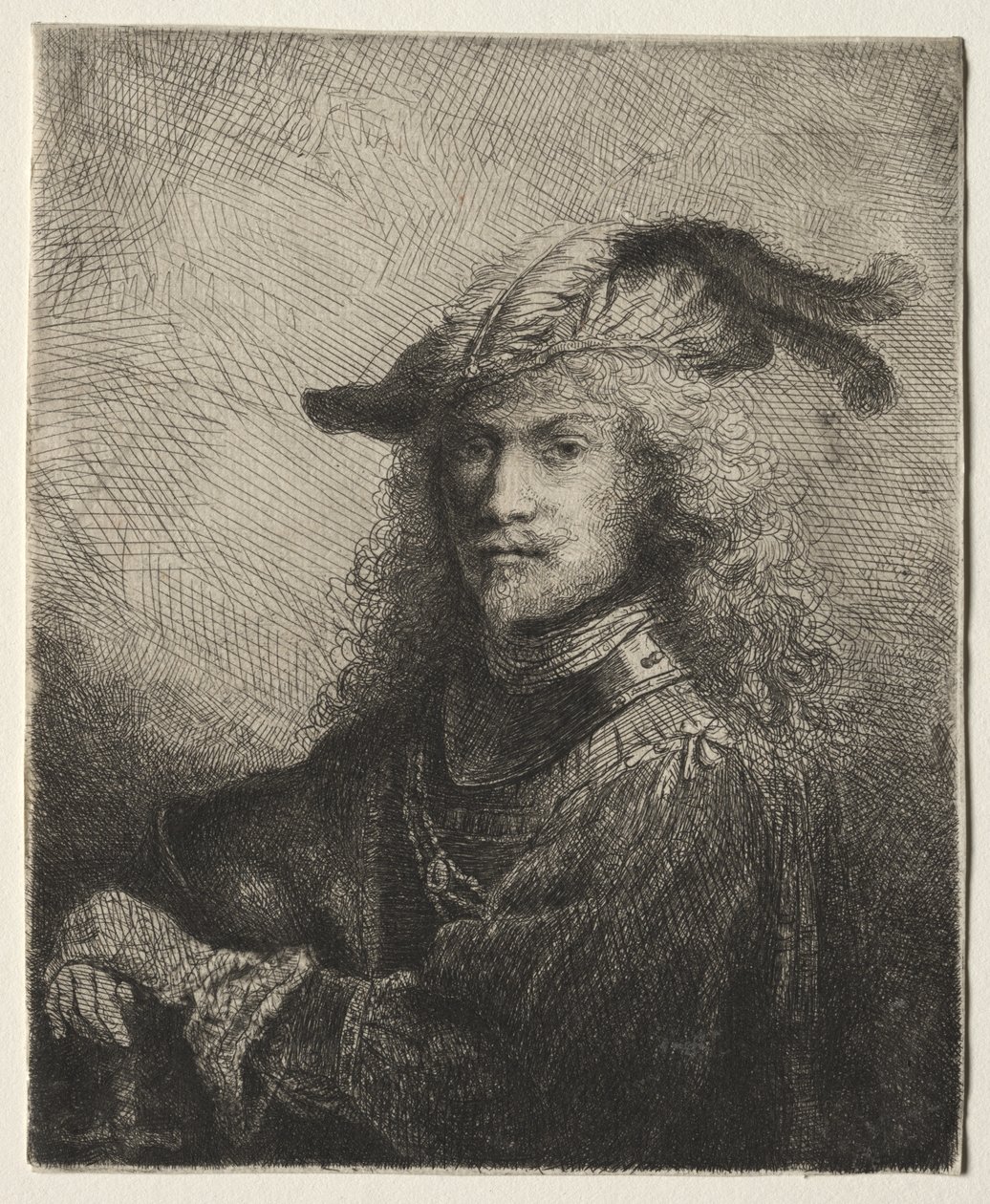 Retrato de un oficial, 1645 de Ferdinand Bol