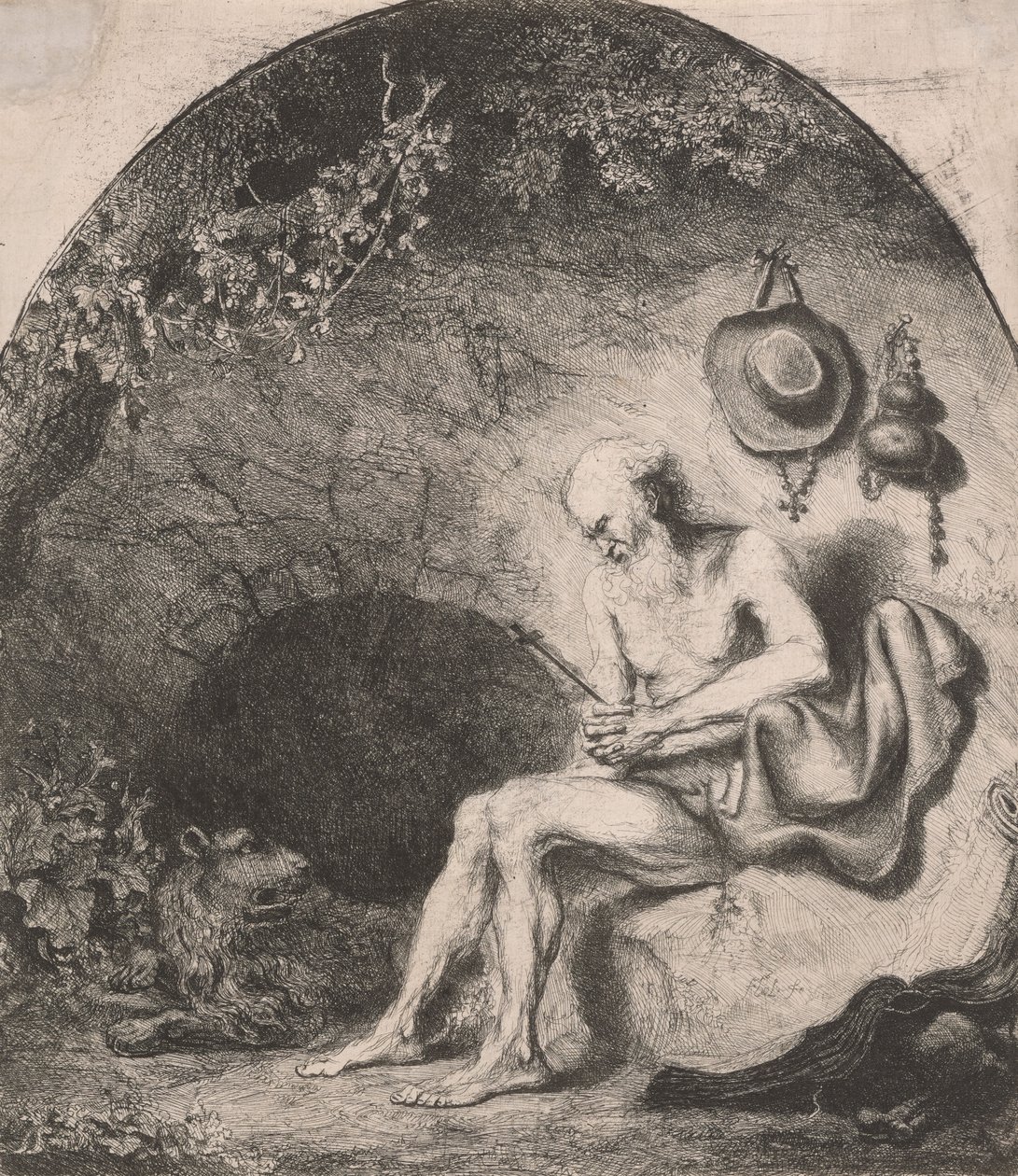 San Jerónimo en la cueva de Ferdinand Bol