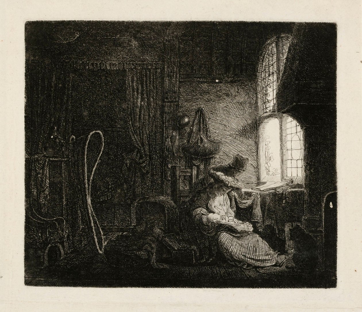 La familia en una habitación de Ferdinand Bol