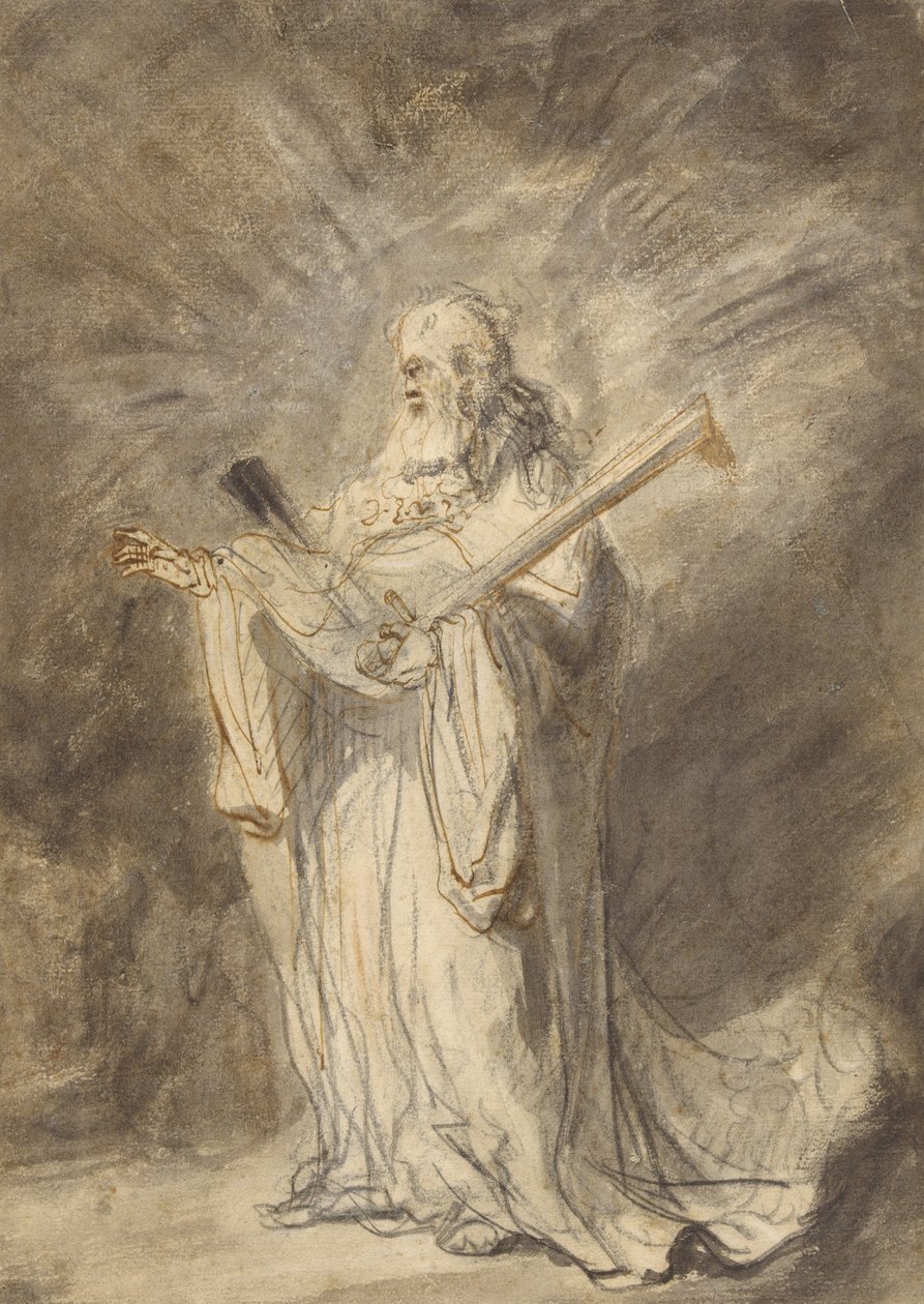 El mensajero de Dios apareciéndose a Josué de Ferdinand Bol