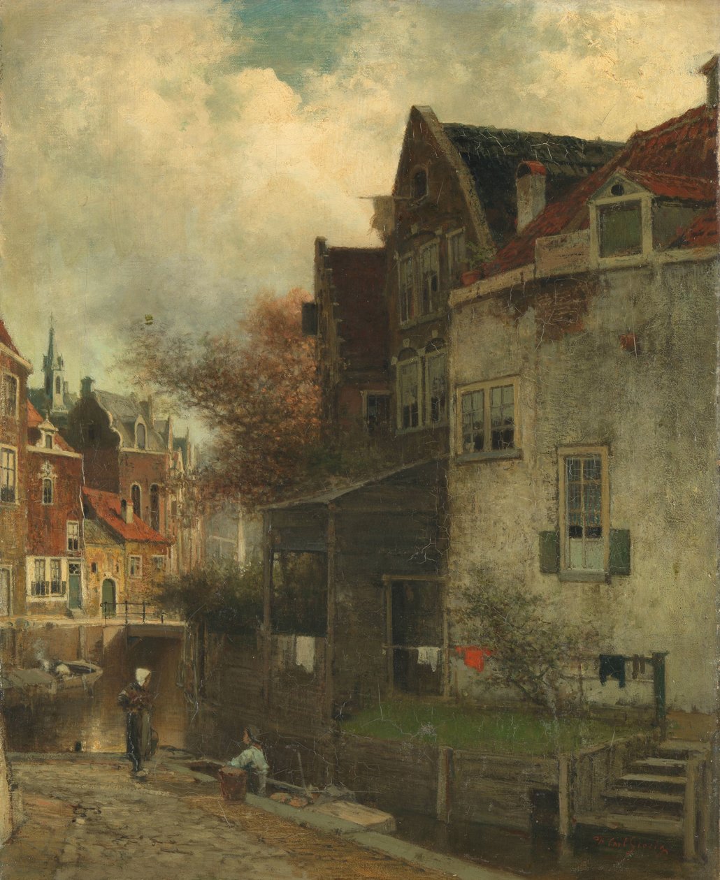 Paisaje urbano de Ferdinand Carl Sierich