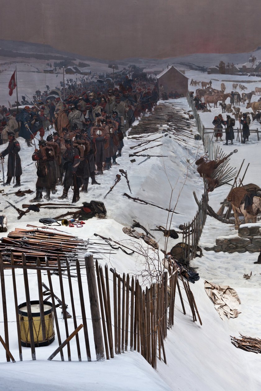 Panorama Bourbaki de Ferdinand & Castres Edouard (1838-1902) Hodler