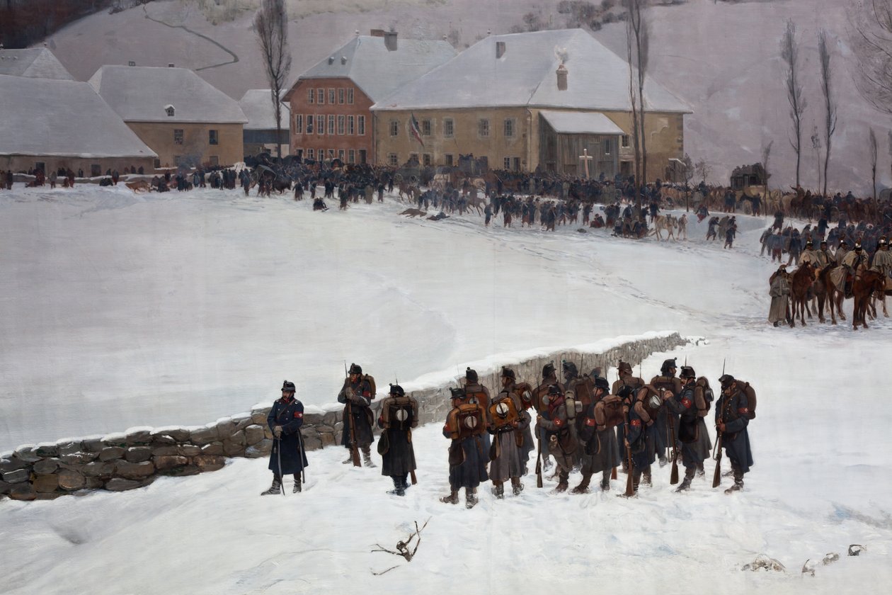 Panorama Bourbaki de Ferdinand & Castres Edouard (1838-1902) Hodler