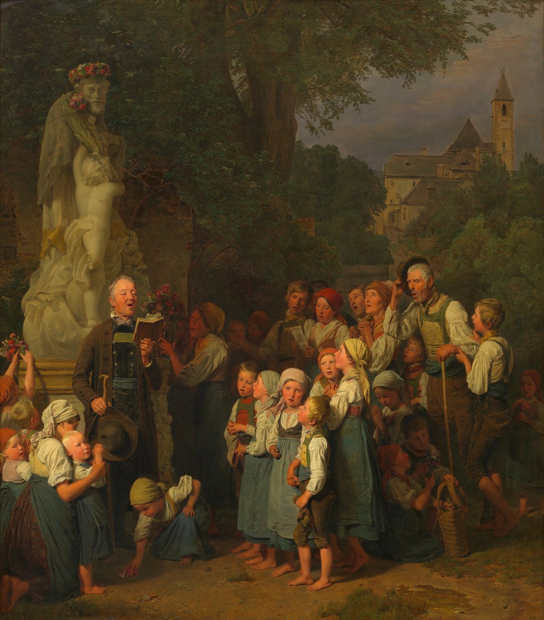 La devoción a San Juan (devocional de San Juan) de Ferdinand Georg Waldmüller