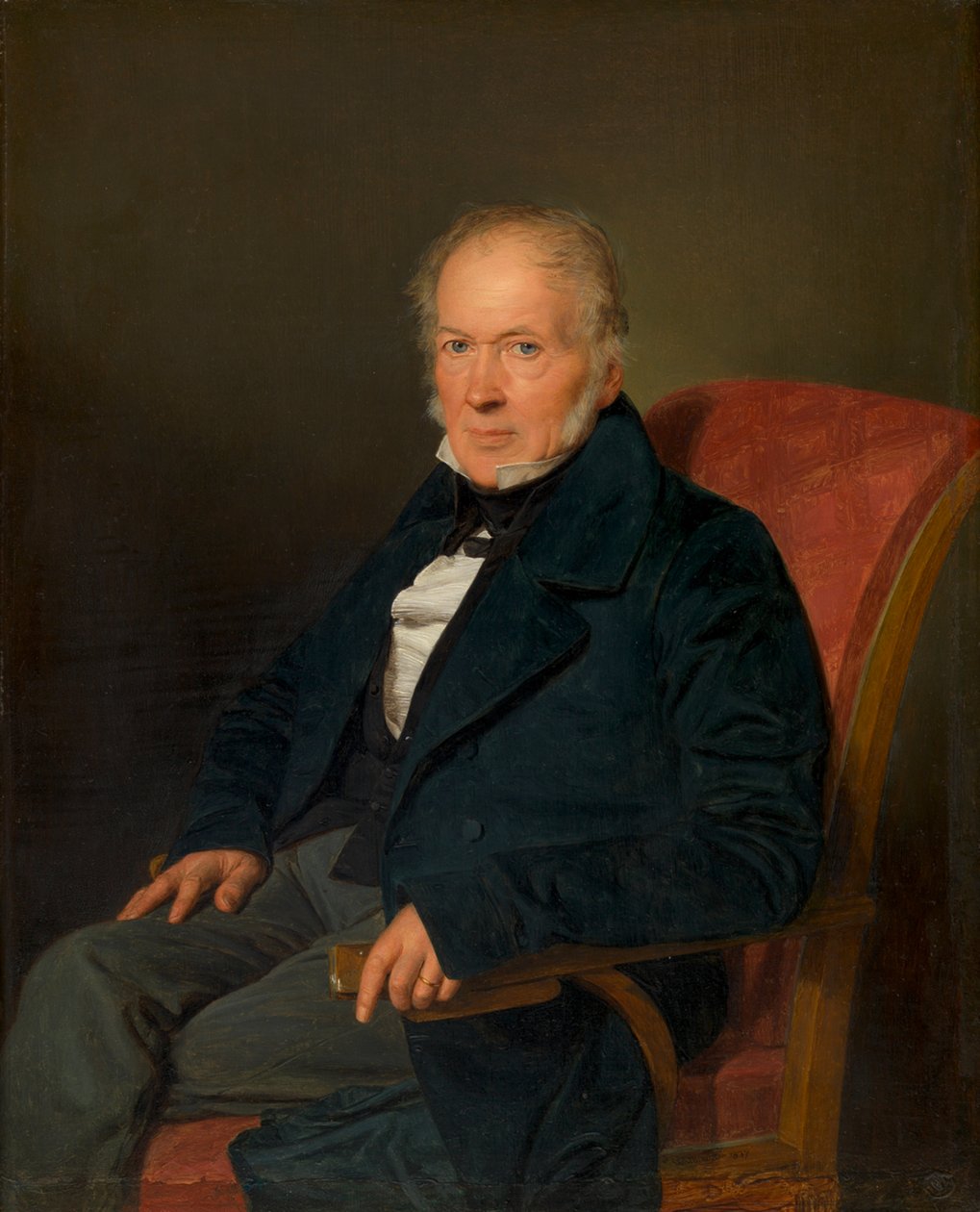 Johann Jakob Schwartz von Mohrenstern (director de fábrica y hombre de rentas) de Ferdinand Georg Waldmüller