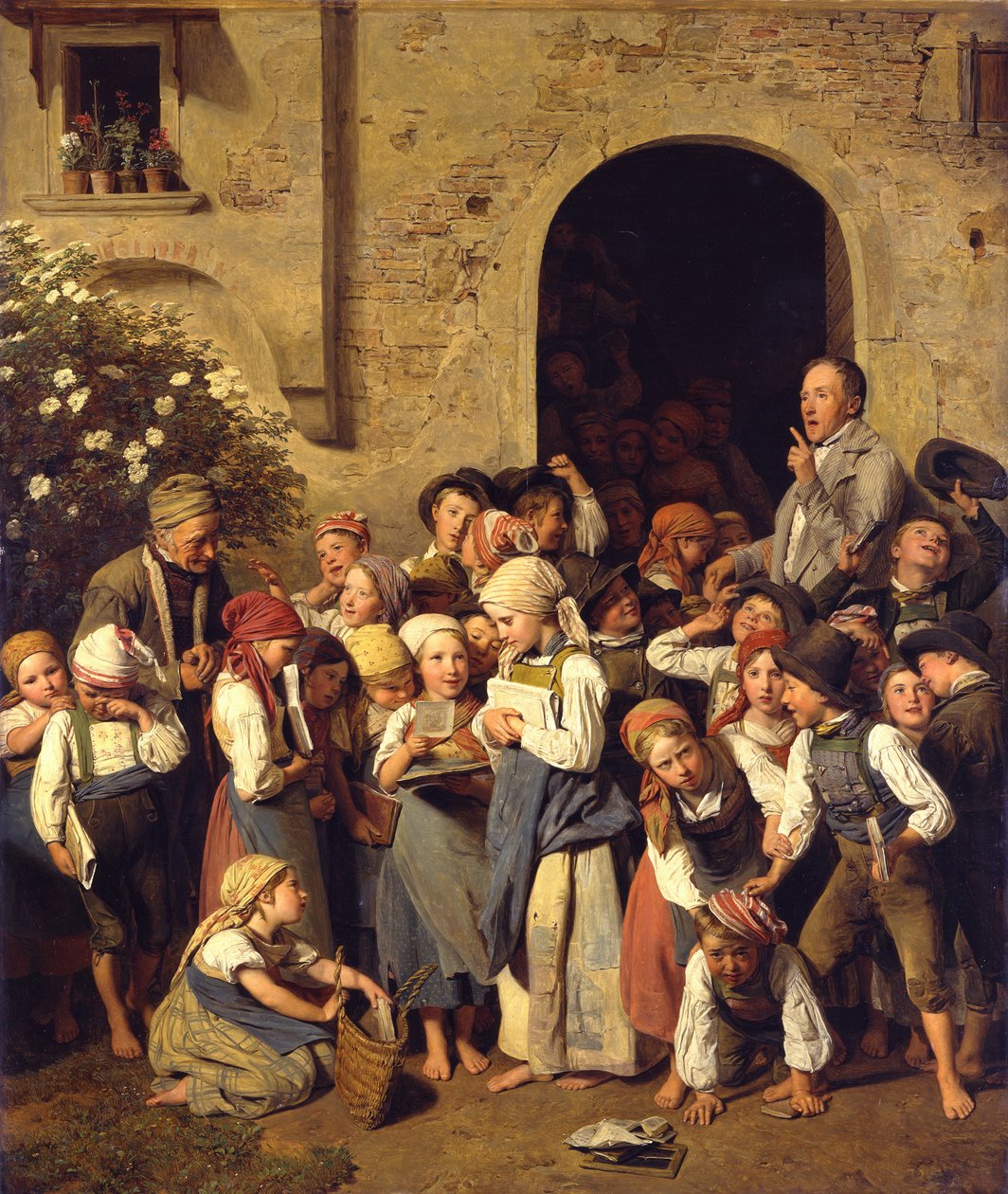 Después del colegio de Ferdinand Georg Waldmüller