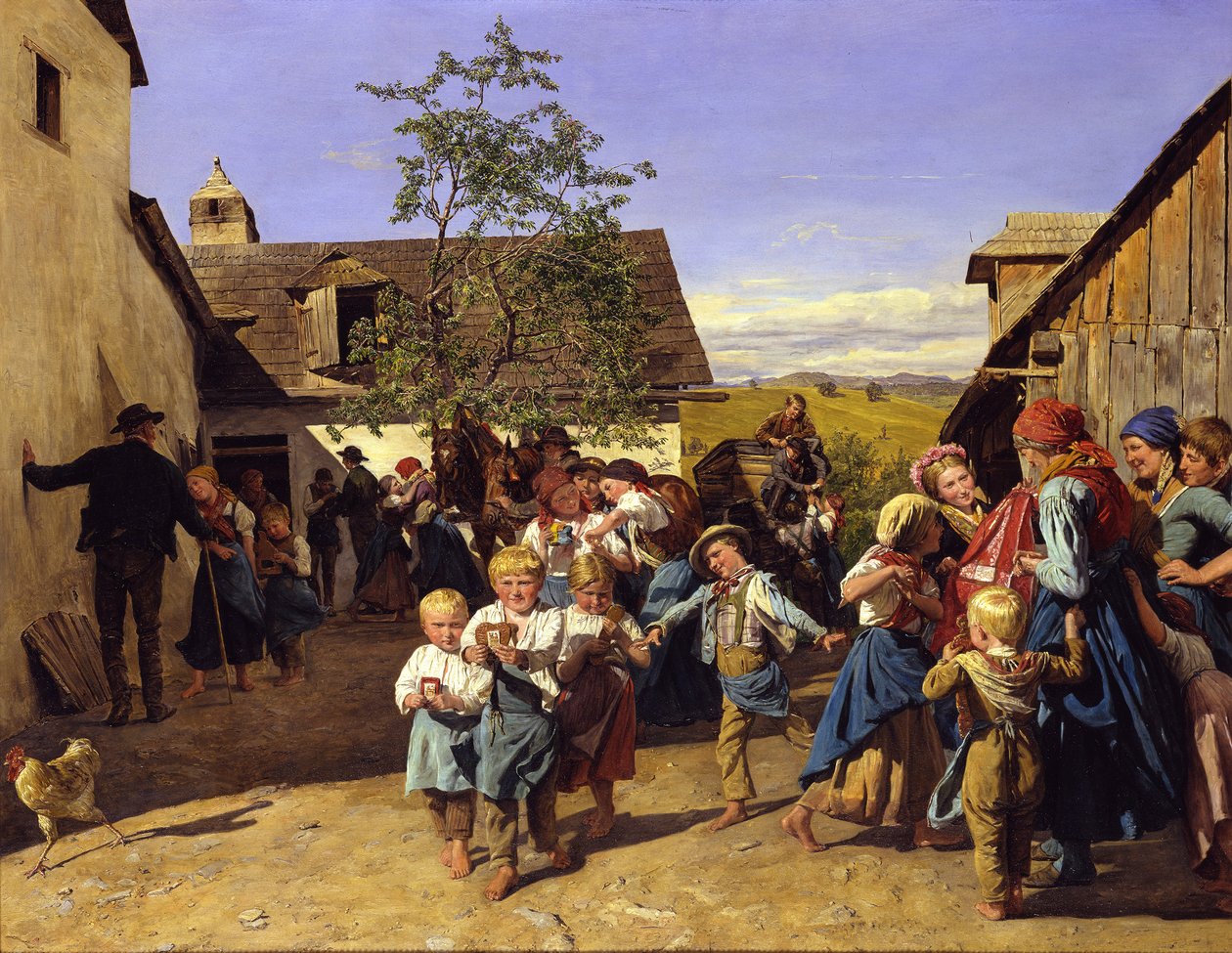 Regreso de la feria parroquial de Ferdinand Georg Waldmüller