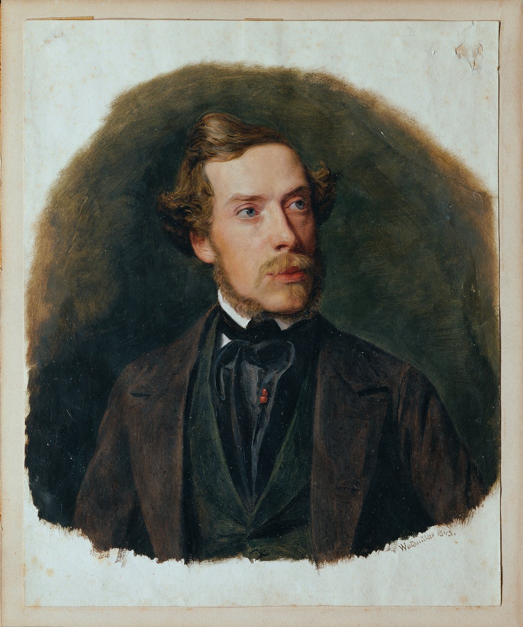 Gustav Barth, director de coro del Coro Masculino de Viena de Ferdinand Georg Waldmuller