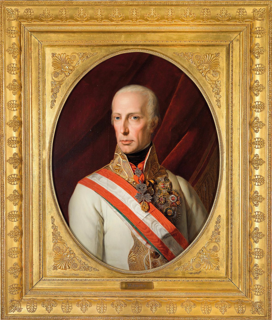 Retrato del emperador Francisco I de Austria (1768-1835) de Ferdinand Georg Waldmuller