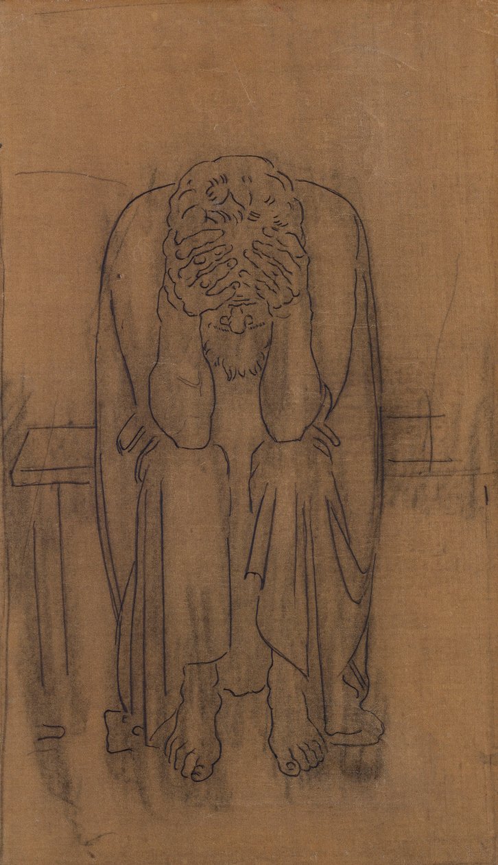 Genio oscuro, 1891-2 de Ferdinand Hodler