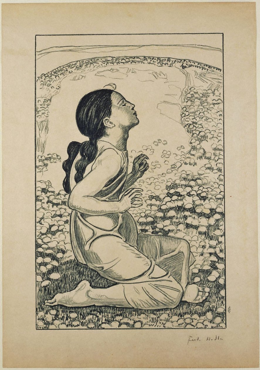 La primavera (Spring) de Ferdinand Hodler