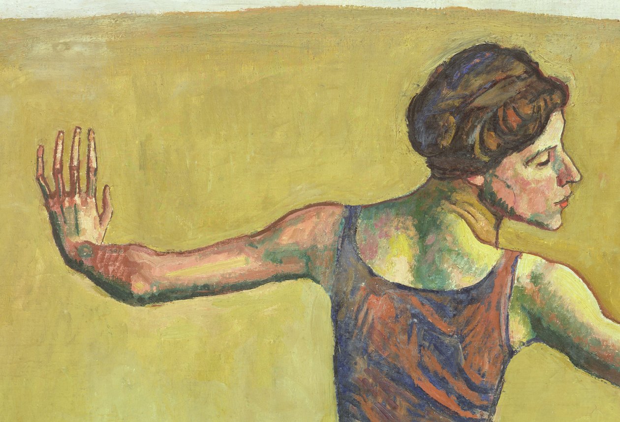 Femme Joyeuse (detalle) de Ferdinand Hodler