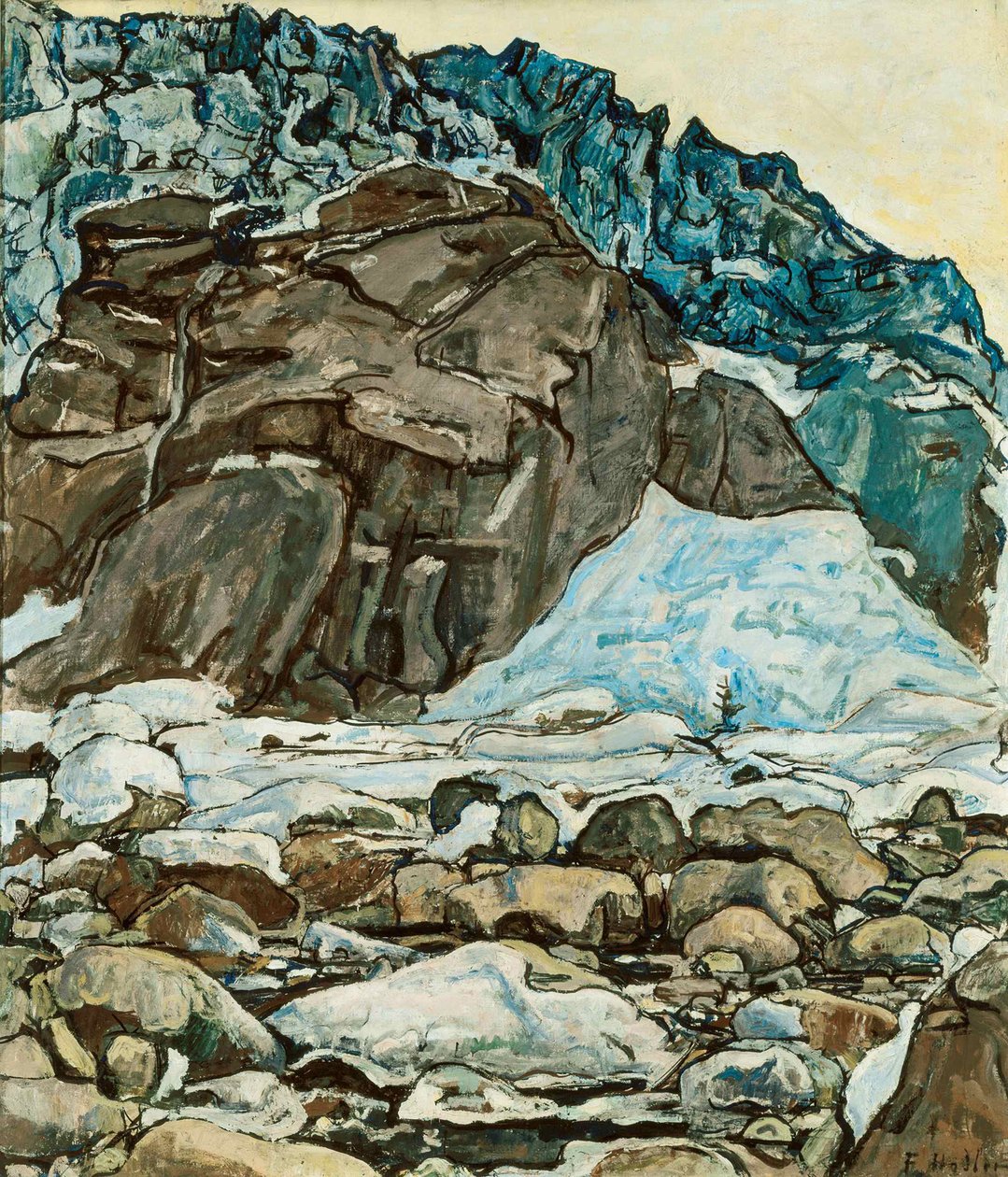 Glaciar Grindelwald, 1912 de Ferdinand Hodler