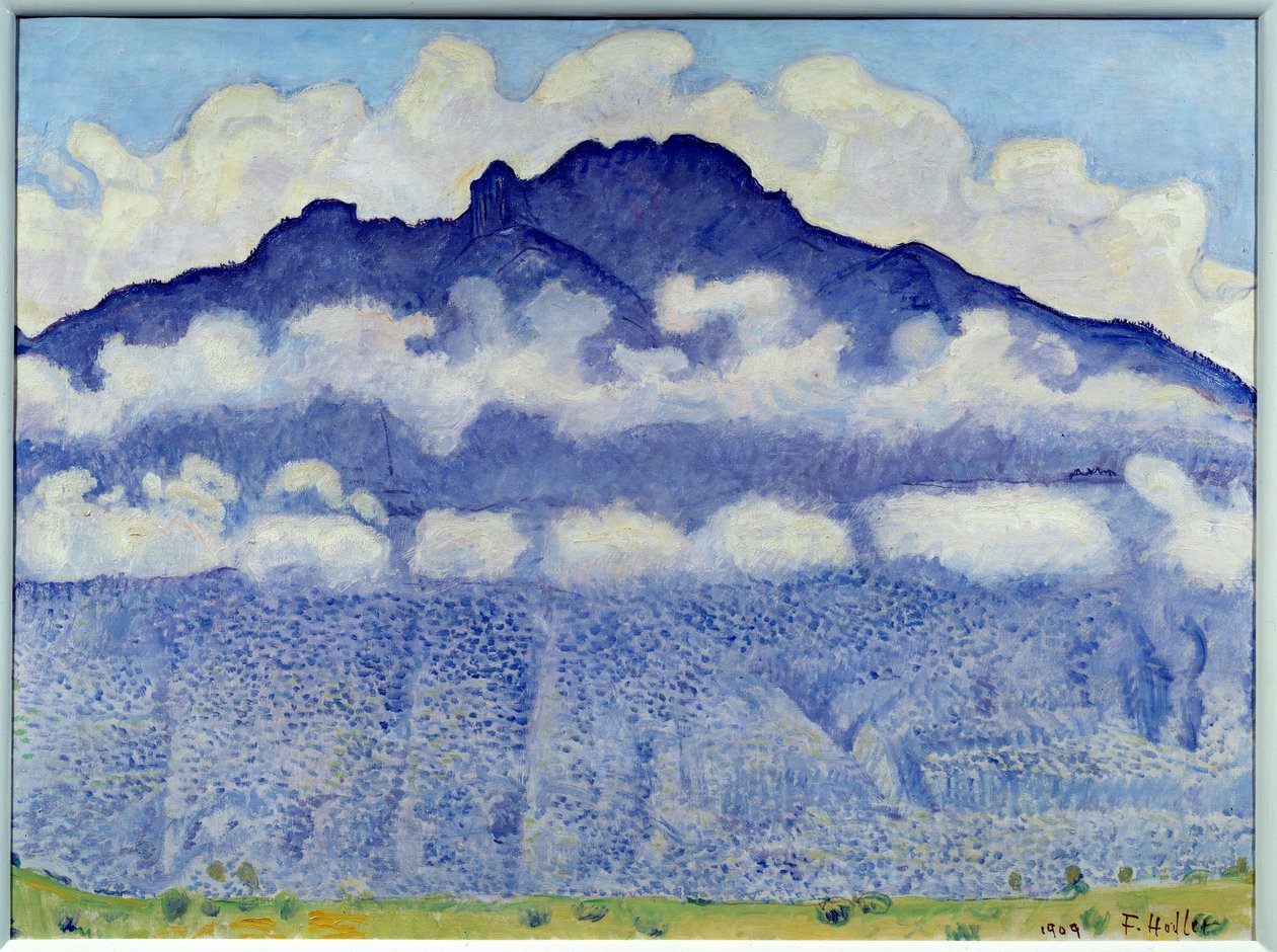 Schynige Platte (paisaje montañoso en el Oberland, Alpes suizos) de Ferdinand Hodler